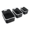 Advantus Boxes & Bins, Plastic, Black, 3 PK 39220